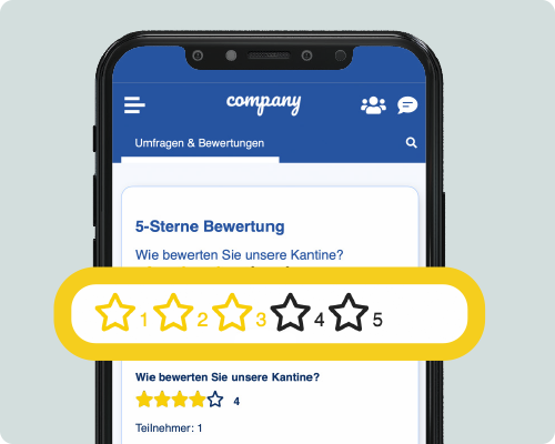 LOLYO Mitarbeiter-App 5-Sterne Bewertung