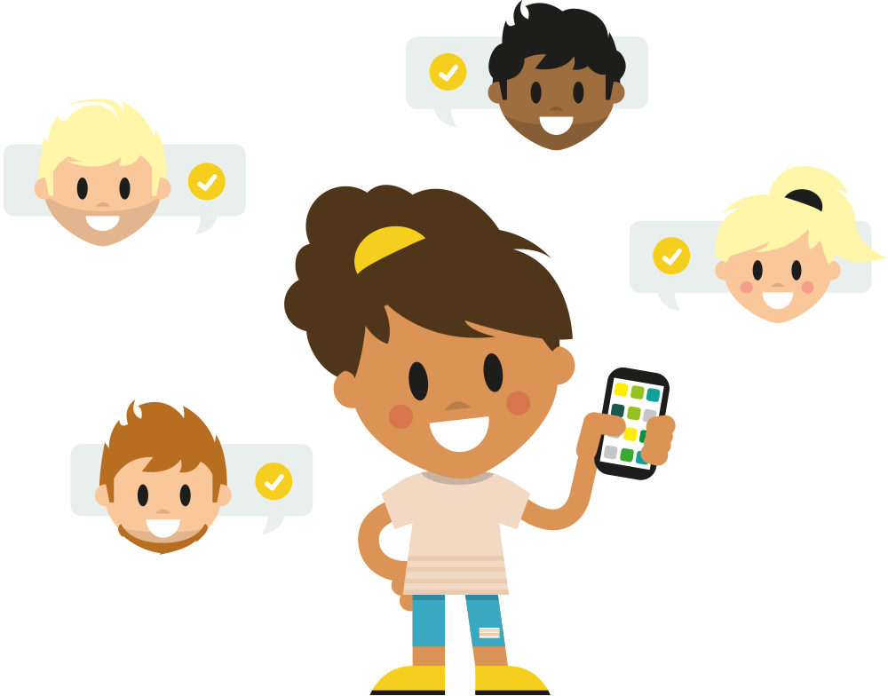 Per Mitarbeiter-App erreichen Sie alle Mitarbeitenden