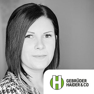 LOLYO Learning Zitat von Jessica Della Pietra Gebrüder Haider & Co. Hoch- u- Tiefbau GmbH - Logo - Portrait