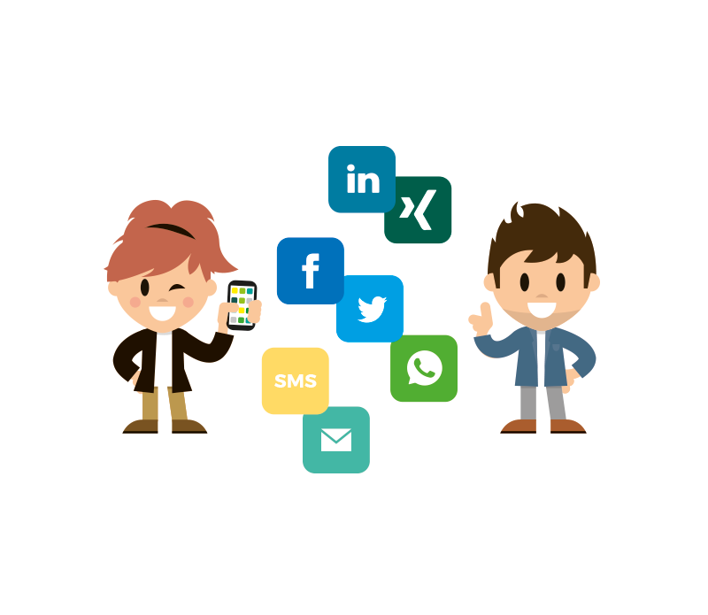 Mitarbeiter-werben-Mitarbeiter - Job-Empfehlungen - LOLYO Figuren, Icons