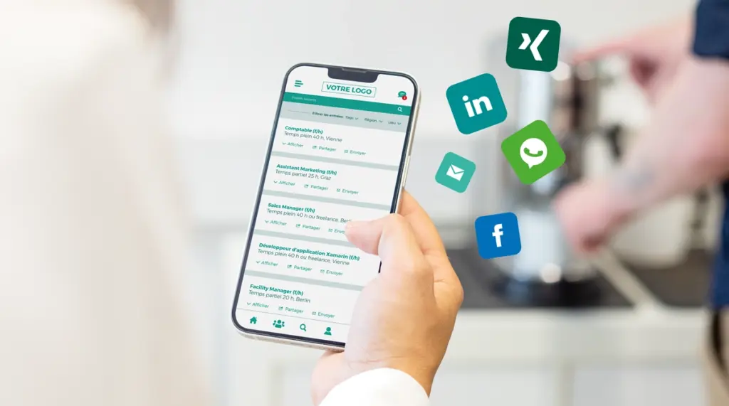 LOLYO réseau social d'entreprise - postes vacants pour le recrutement par recommandation